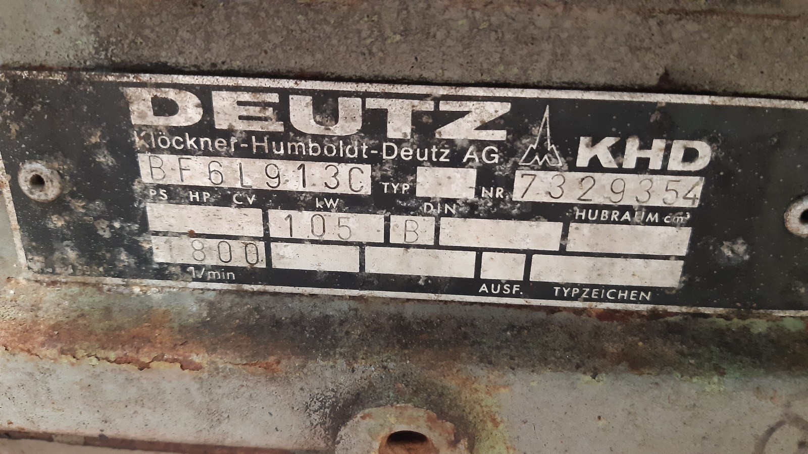 Deutz BF6L913C - 2