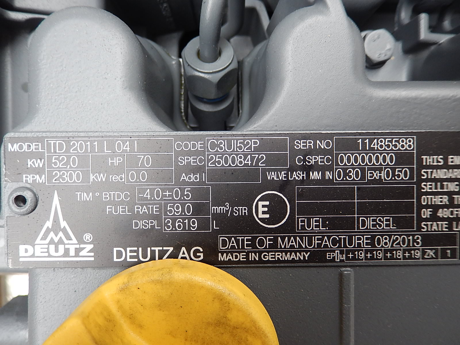 Deutz TD2011L04i - ungenutzt