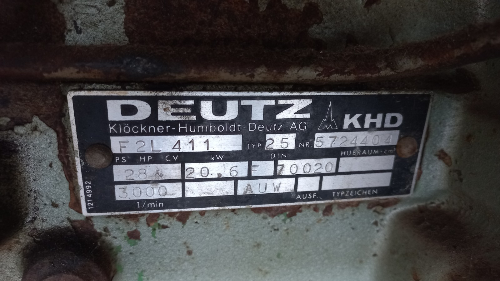 Deutz F2L411